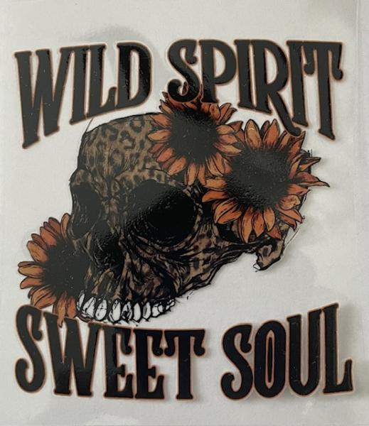 Wild Spirit Sweet Soul Skull