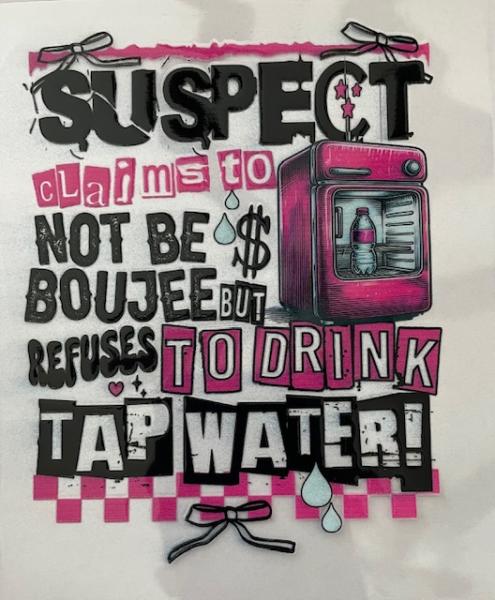 Suspect claims to not be bougee