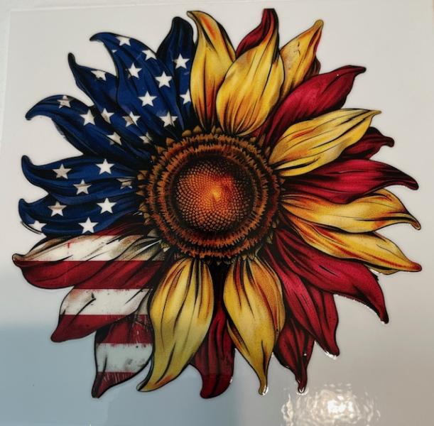 Patriotic Sunflower