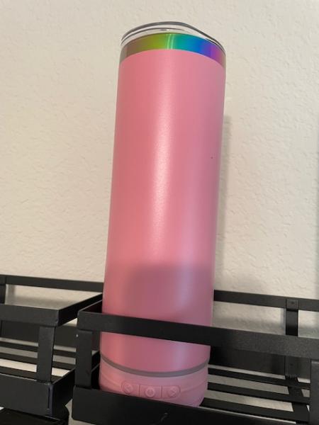 20 oz Bluetooth Speaker Tumbler - Light Pink