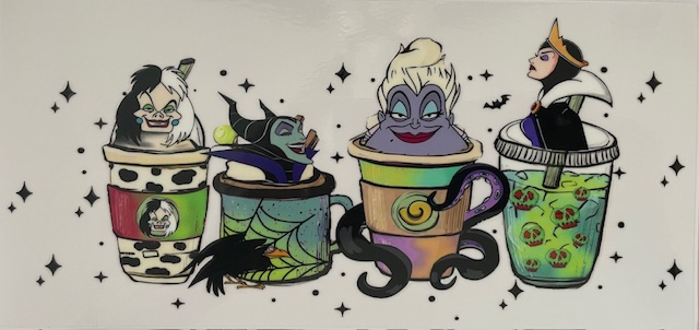 Characters - Cruella, Maleficent, etc