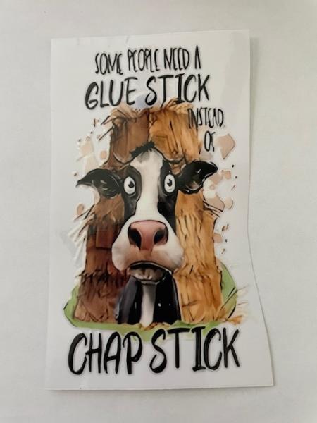 Some people need a glue stick - 5 inch decal