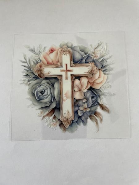 Cross - 3 inch decal