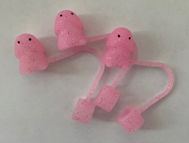 Richard Straw Topper - pink glitter