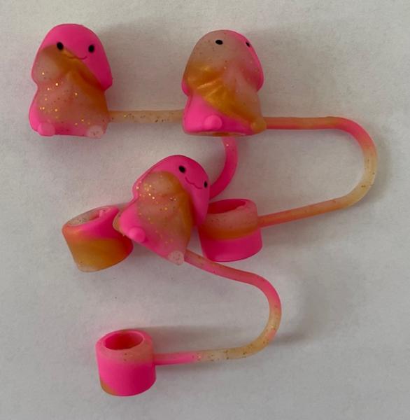 Richard Straw Topper - pink and gold glitter