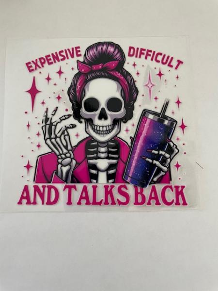 Expensive Difficult And Talks Back