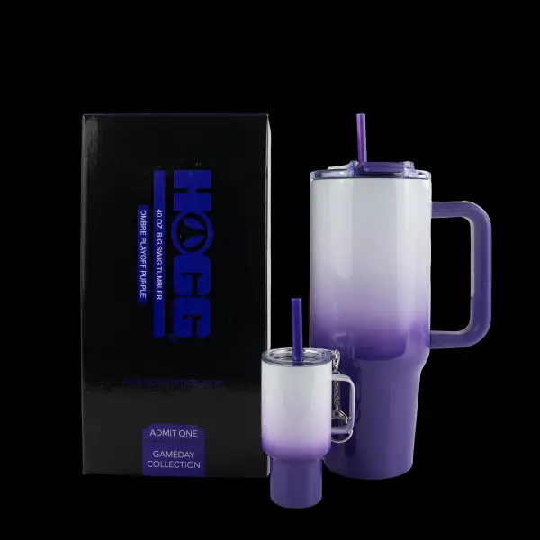 40oz Big Swig Tumbler - Includes 4oz Mini - PURPLE