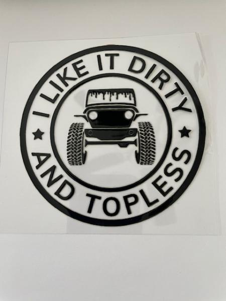 Jeep - like it dirty and topless