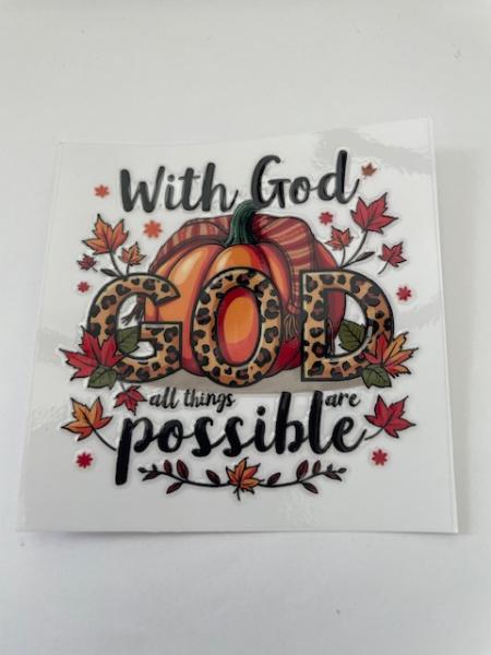 With God all things are possible