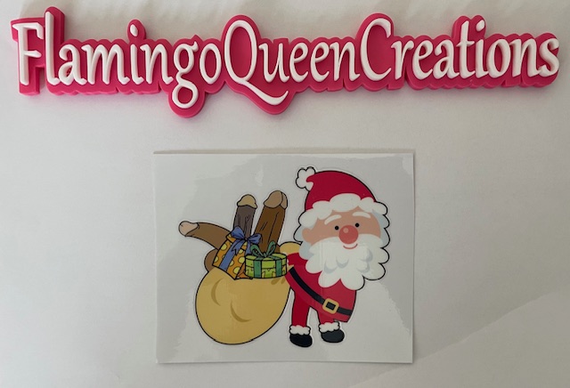 Santa with a bag of Richards