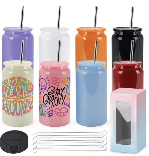 16 OZ Tumbler STAINLESS STEEL - Shiny Orange