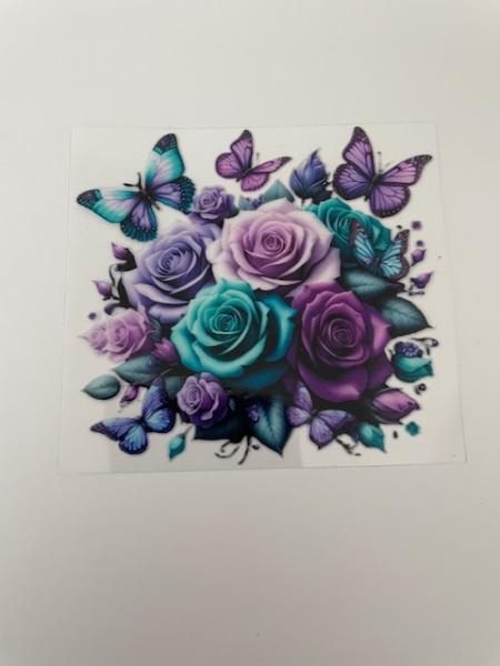 Roses w/Butterflies