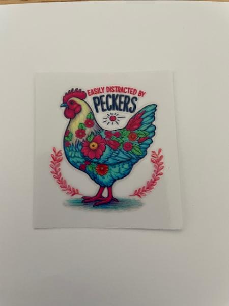 Easily distracted by peckers