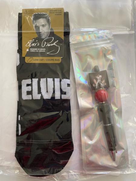 Gift Pack - Elvis Socks and beaded pen