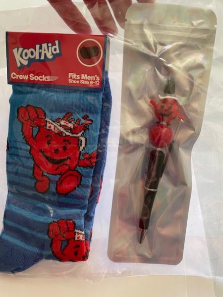 Gift Pack - Kool Aid Socks and beaded pen