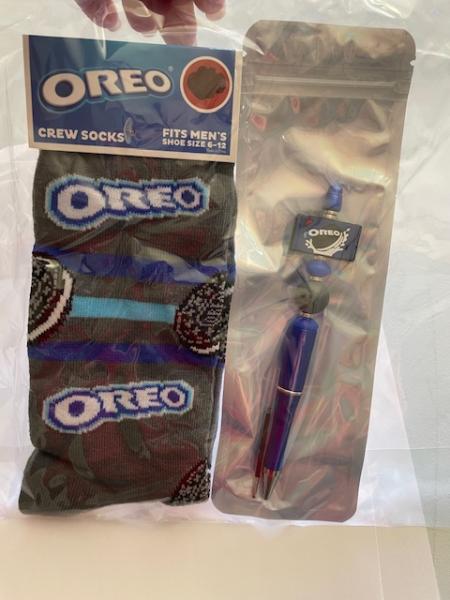 Gift Pack - Oreo Socks and beaded pen
