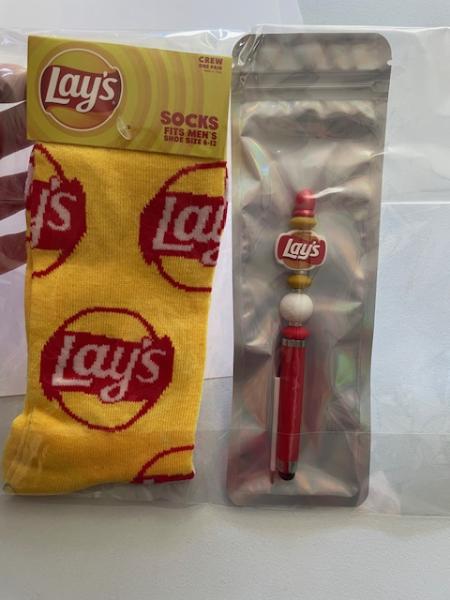 Gift Pack - Lays Socks and beaded pen