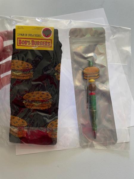 Gift Pack - Bob's Burgers Socks and beaded pen