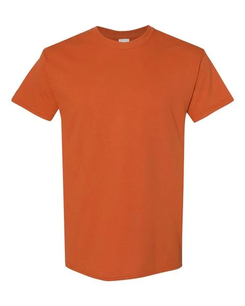 Gildan - TEXAS ORANGE - Adult Short Sleeve T-Shirt - 100% preshrunk cotton - Sizes S-5X
