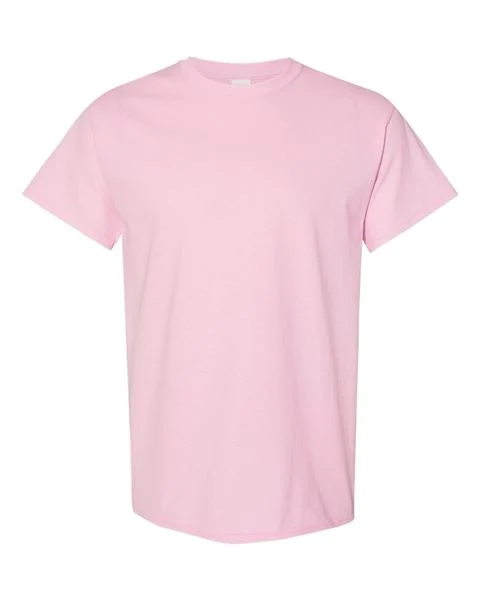 Gildan - LIGHT PINK - Adult Short Sleeve T-Shirt - 100% preshrunk cotton - Sizes S-5X