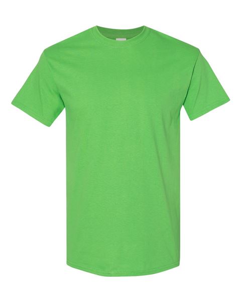 Gildan - ELECTRIC GREEN - Adult Short Sleeve T-Shirt - 100% preshrunk cotton - Sizes S-5X