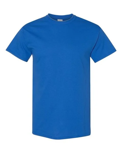 Gildan - ROYAL BLUE - Adult Short Sleeve T-Shirt - 100% preshrunk cotton - Sizes S-5X