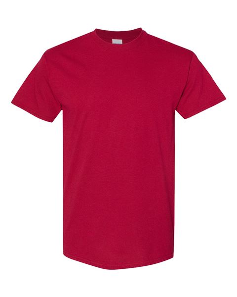 Gildan - CARDINAL - Adult Short Sleeve T-Shirt - 100% preshrunk cotton - Sizes S-5X