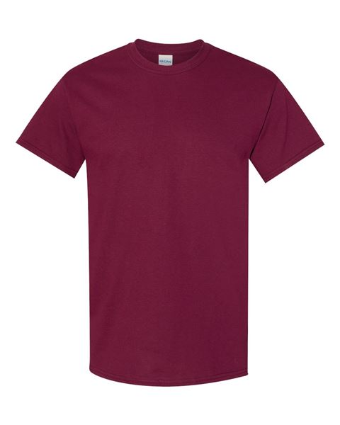 Gildan - MAROON - Adult Short Sleeve T-Shirt - 100% preshrunk cotton - Sizes S-5X
