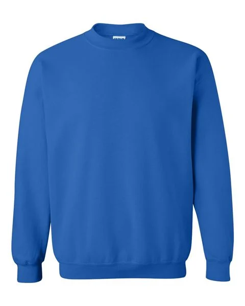 Gildan - ROYAL - Adult Crewneck Sweatshirt - 50/50 pre-shrunk cotton/polyester - Sizes S-5X