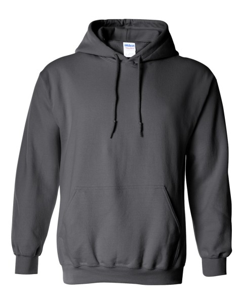 Gildan - CHARCOAL - Adult Hoodie - 50/50 cotton/polyester - Sizes S-5X