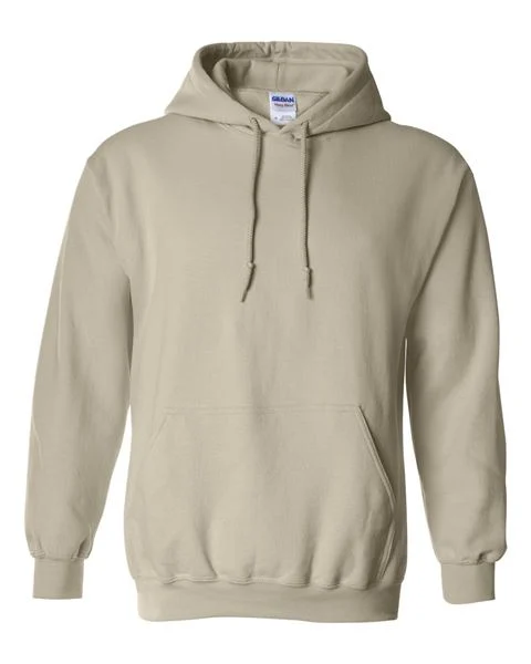 Gildan - SAND - Adult Hoodie - 50/50 cotton/polyester - Sizes S-5X