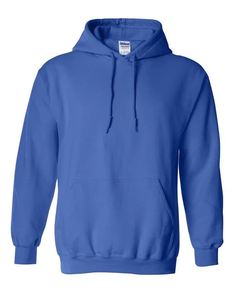 Gildan - ROYAL - Adult Hoodie - 50/50 cotton/polyester - Sizes S-5X