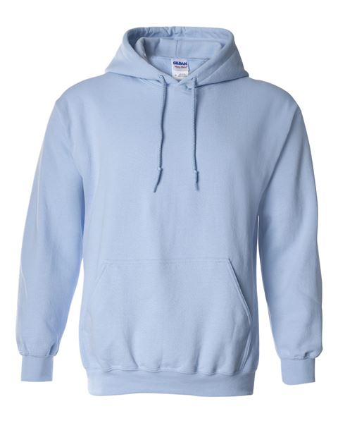Gildan - LIGHT BLUE - Adult Hoodie - 50/50 cotton/polyester - Sizes S-5X