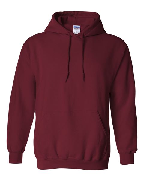 Gildan - GARNET - Adult Hoodie - 50/50 cotton/polyester - Sizes S-5X