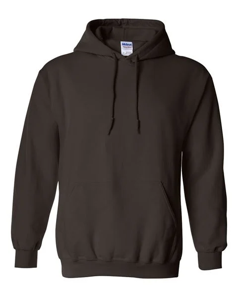 Gildan - DARK CHOCOLATE - Adult Hoodie - 50/50 cotton/polyester - Sizes S-5X