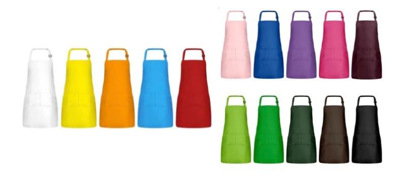 Adult Apron - 27.5 inches wide/31.5 inches long/39.4 inch belt/2 front pockets - PLACEHOLDER FOR LISA