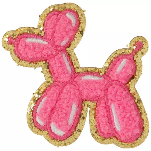 Pink Balloon Dog Patch